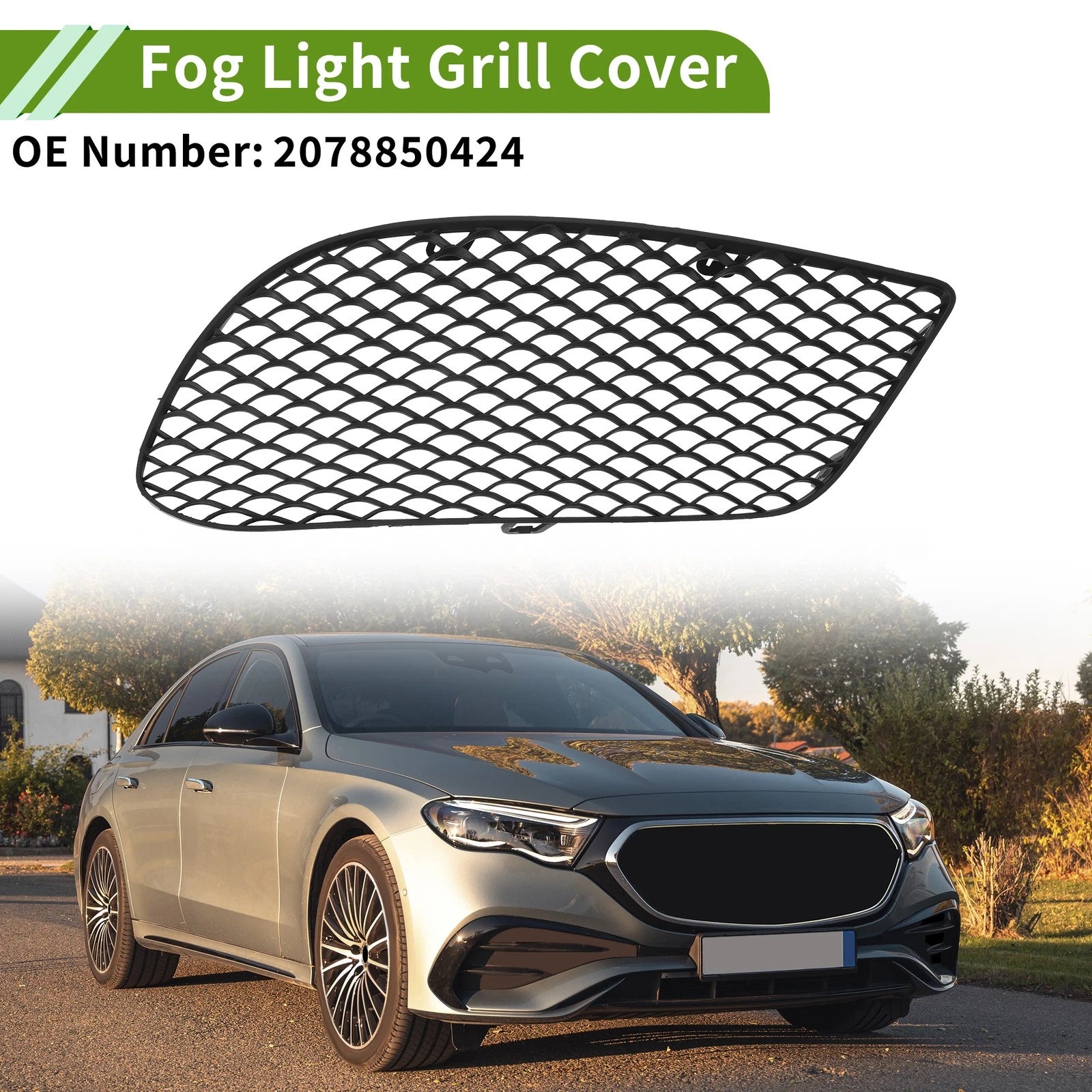 1 Pc Fog Light Grill for Mercedes Benz E350 (2014–2017) No. 2078850424
