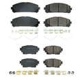 PowerStop Z17 Low-Dust Ceramic Brake Pads Kit for Highlander (2014–2019)