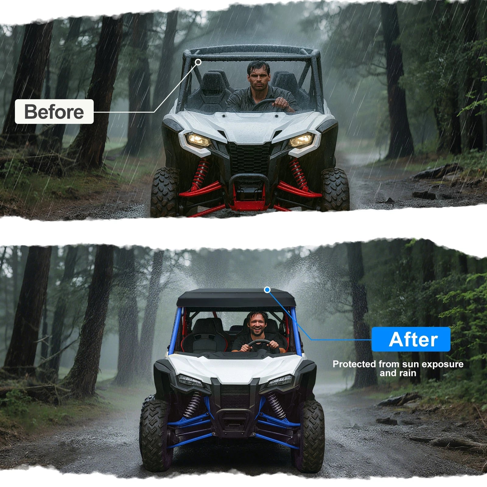 Heavy Duty Aluminum Roof Top for Honda Talon 1000X-4 (2020+)
