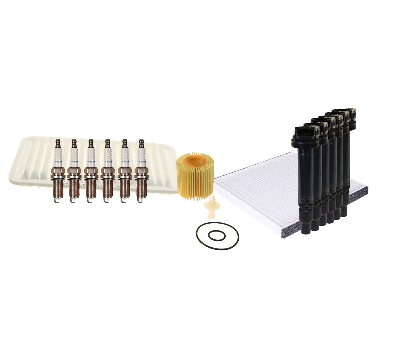 Set of 6 Denso Iridium LongLife Spark Plugs for Lexus Toyota 3.5 V6
