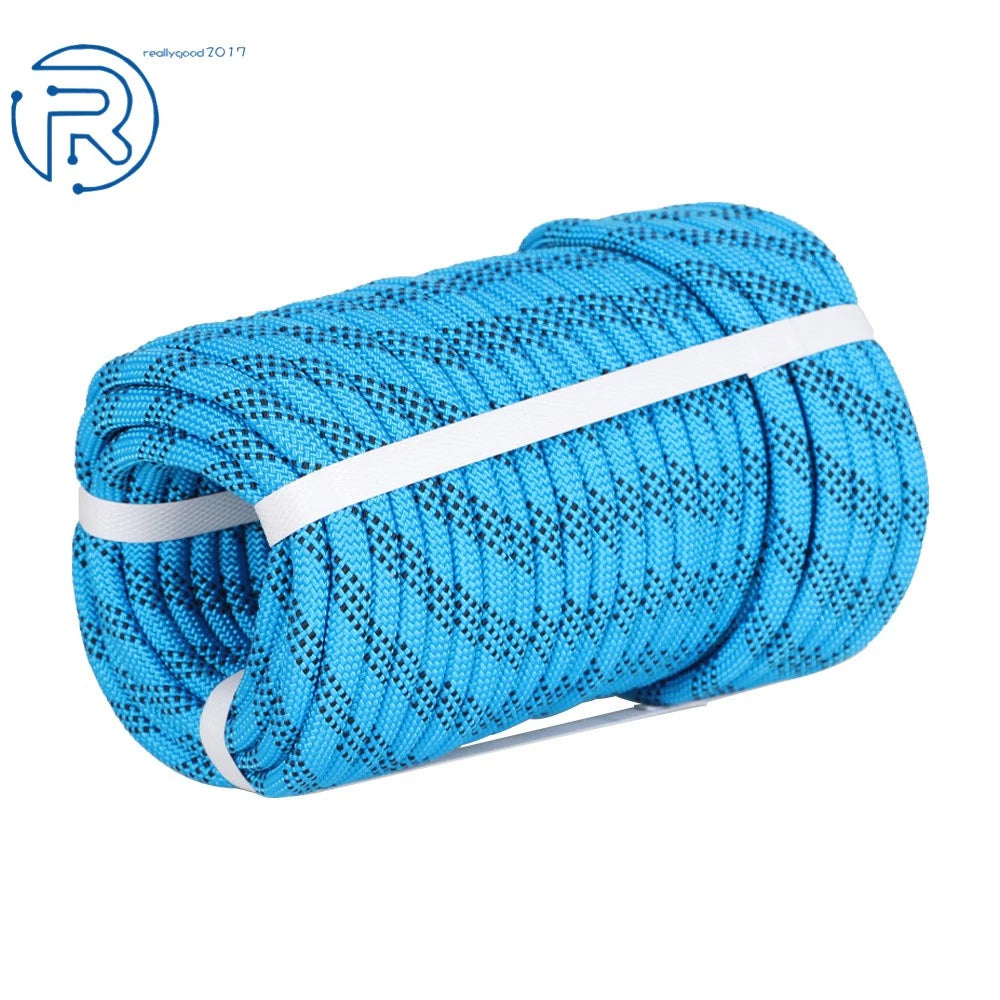 3/8" × 100' Braided Polyester Pulling Rope (3520 Lbs Strength)