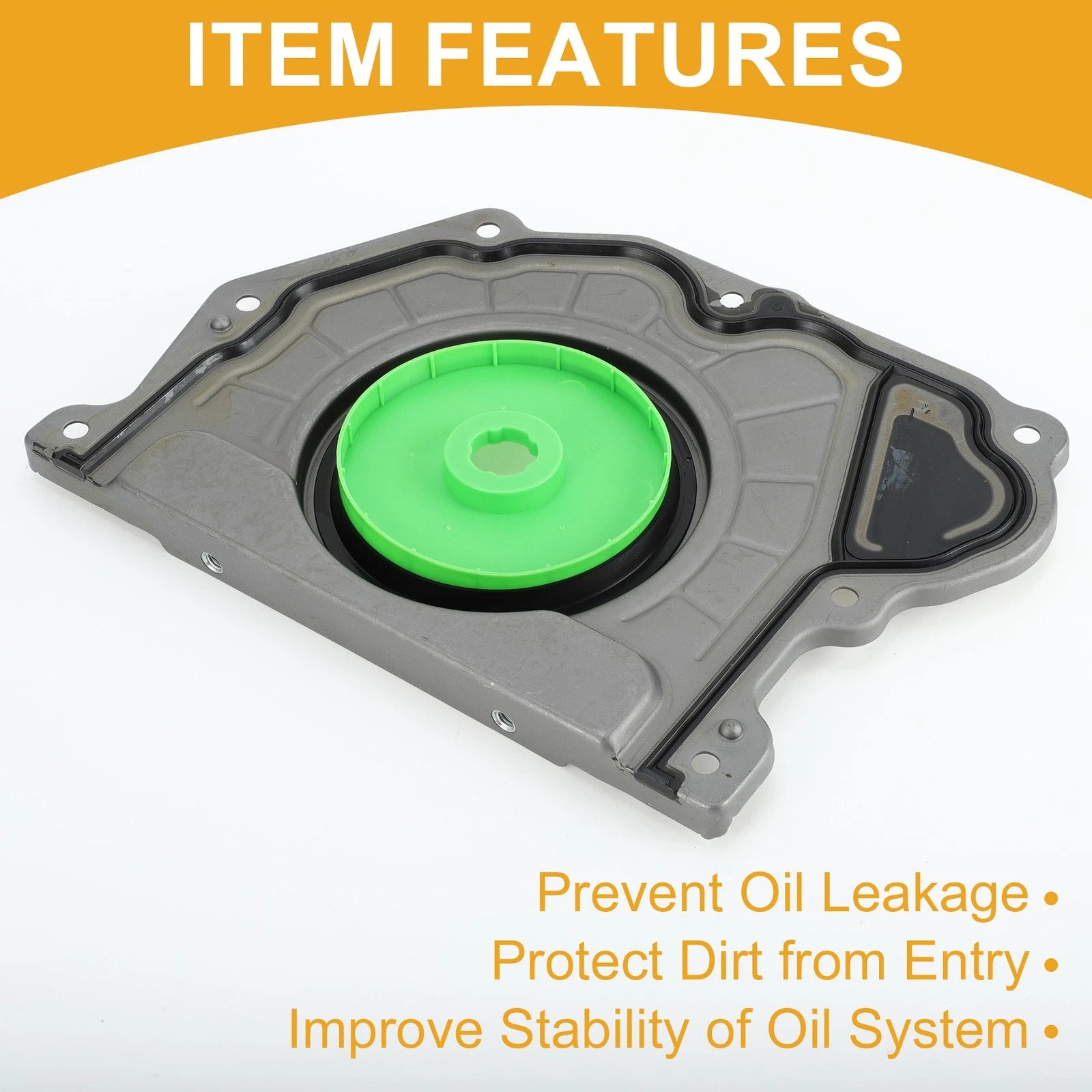 1 Pc Rear Crankshaft Oil Seal with Flange for Dodge Durango (2016–2017) No. 68245707AA