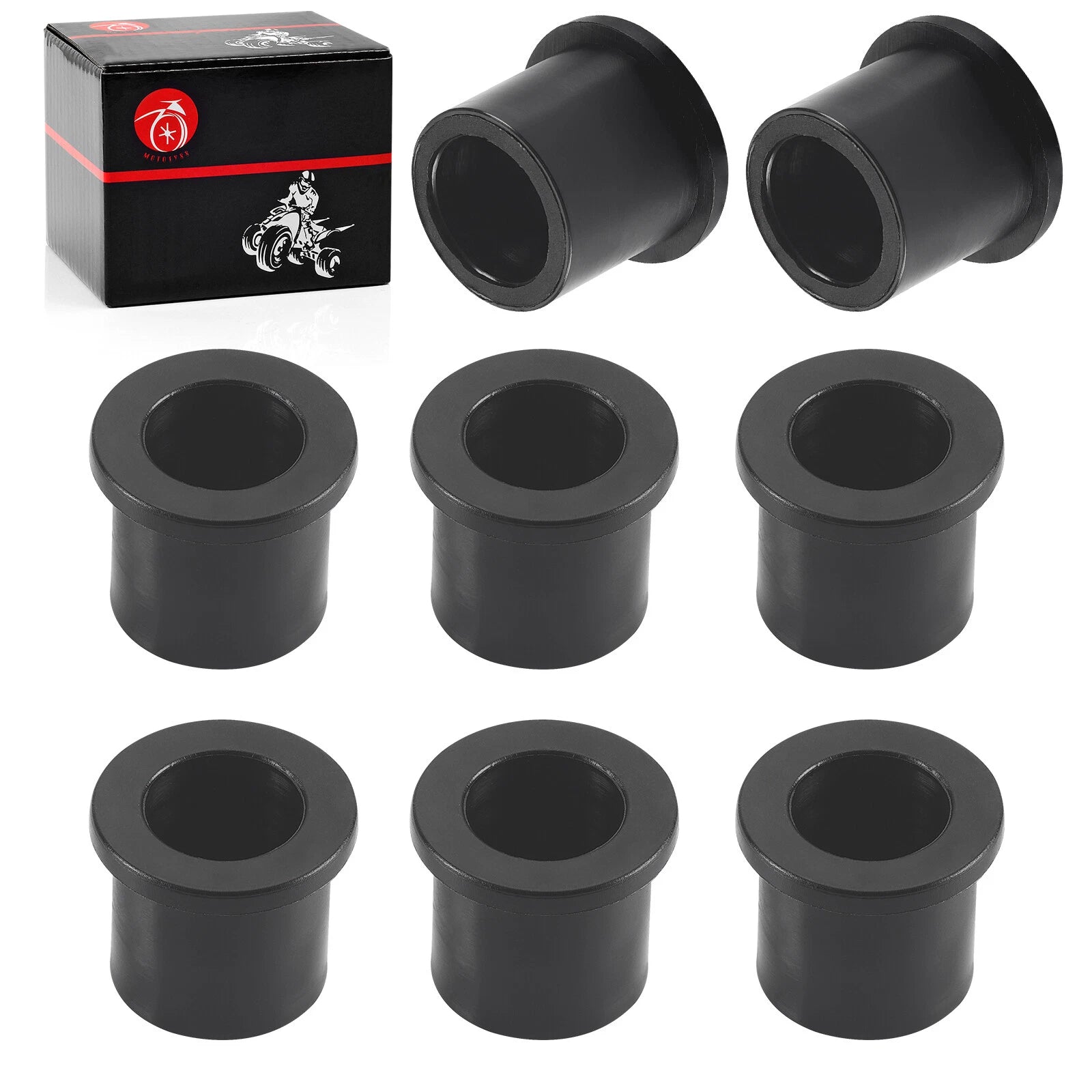 8Pcs Front A-Arm Bushing Set for Polaris RZR (2014–2023)