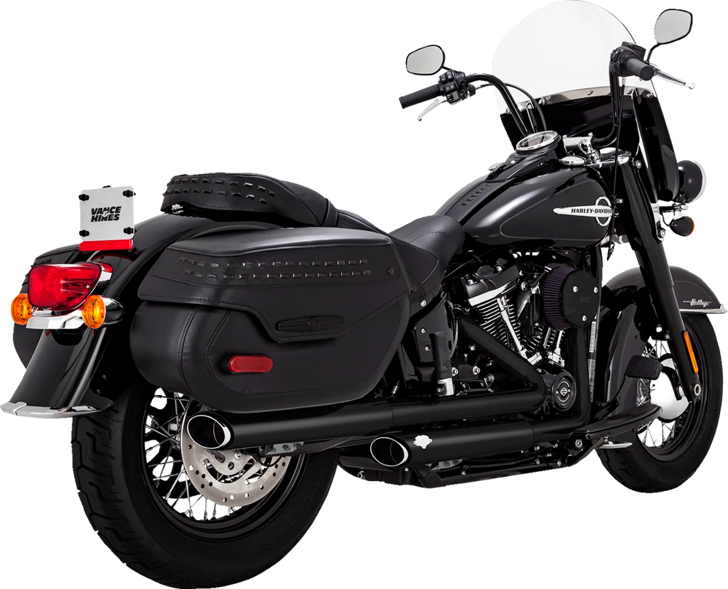 Twin Slash Slip-On Mufflers for PCX - Black 46379