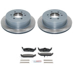Set of 2 DuraGo Rear Rotors & Bosch QuietCast Disc Brake Pads for F-150 (2004–2008)