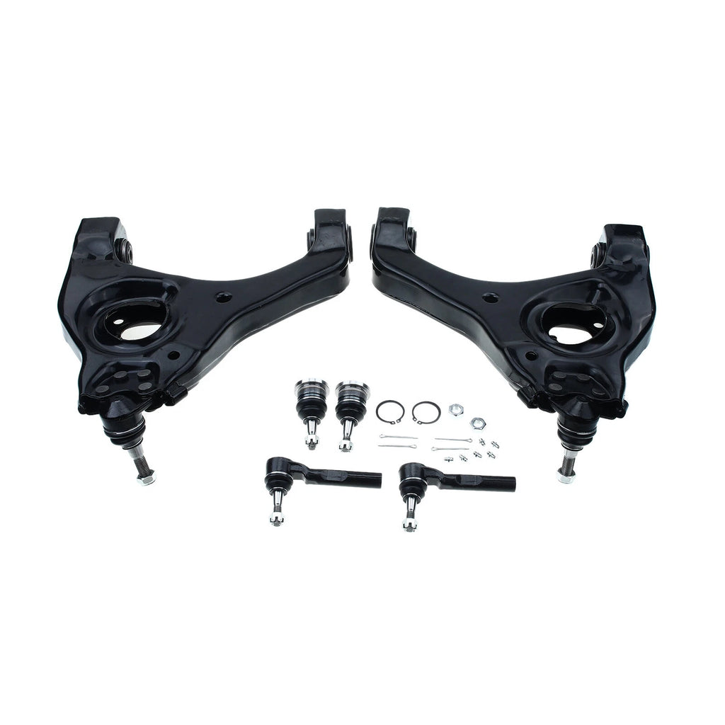 6x Front Control Arm Ball Joint Tie Rod for Chevrolet Silverado 1500 (2007–2018)