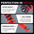 Front Rear Struts Shocks for Chevrolet Avalanche Suburban Tahoe 1500 (2001–2014)