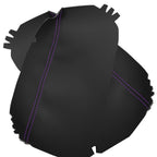Leather Console Armrest Cover for Mazda CX-9 (2010–2015) Purple Stitch