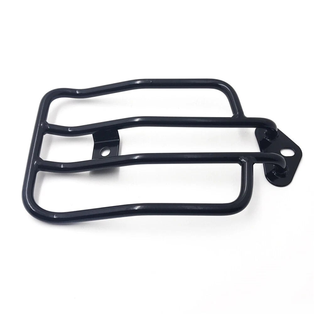 Solo Seat Luggage Rack for Harley Sportster XL883 1200 (2004–2015) Gloss Black