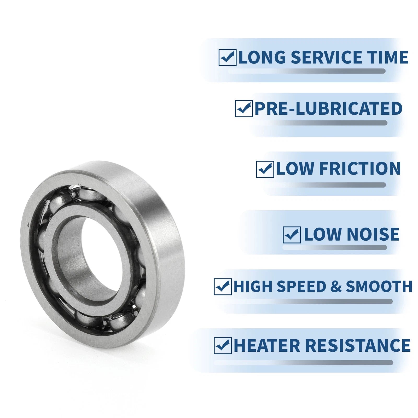 Deep Groove Ball Bearing 15x32x8mm for Scooter Skateboard (16002)