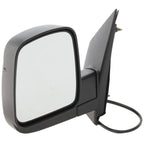 Power Mirror for Chevrolet Express 3500 (2003–2007) Left Manual Fold Black