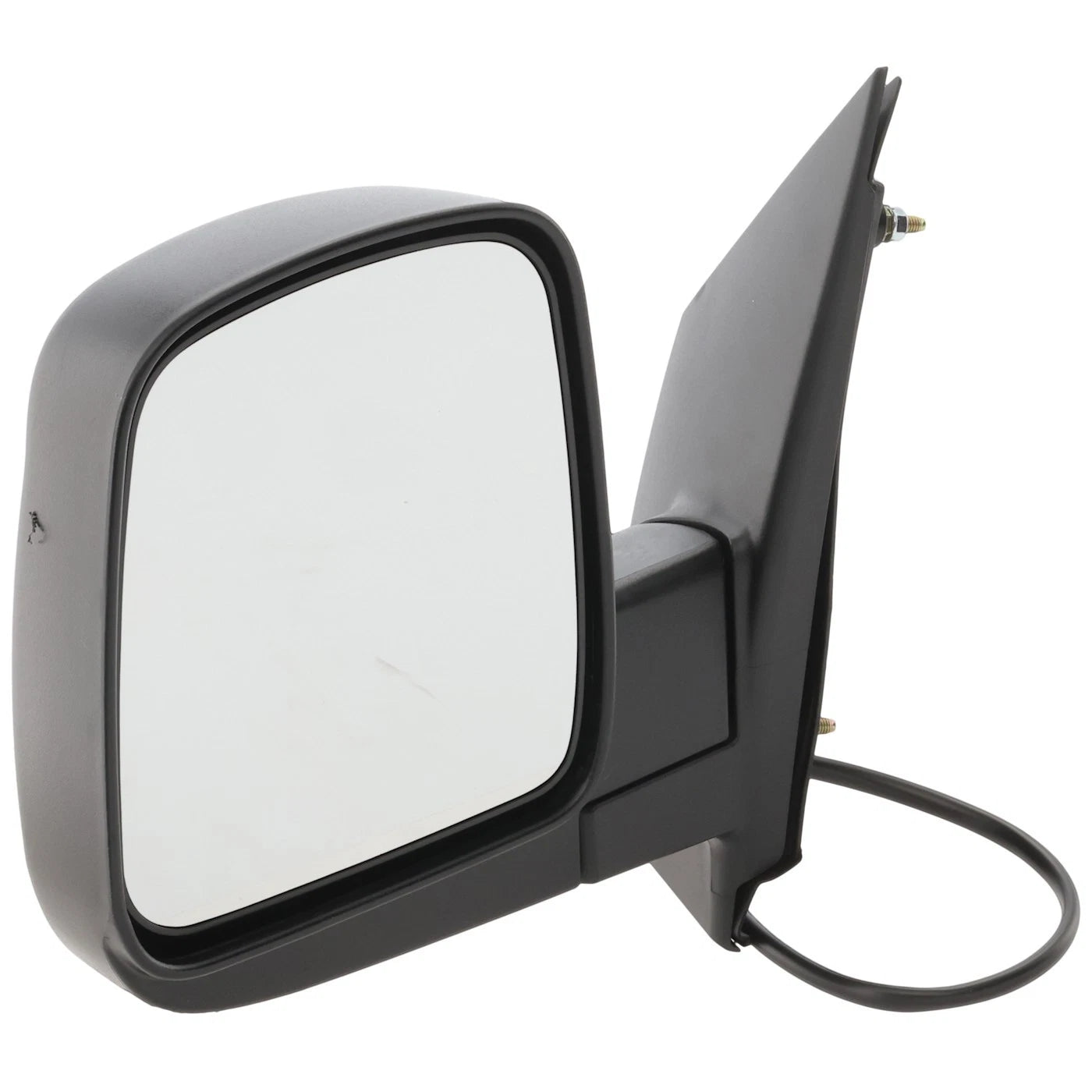 Power Mirror for Chevrolet Express 3500 (2003–2007) Left Manual Fold Black