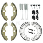 Front Rear Brake Shoes W/Pin Kits for Honda Rubicon 500 TRX500FA/FGA (2001–2004)