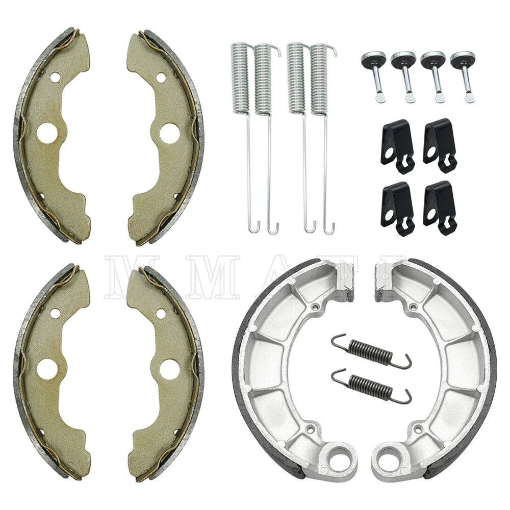 Front Rear Brake Shoes W/Pin Kits for Honda Rubicon 500 TRX500FA/FGA (2001–2004)