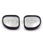 2X 360° Fan Shaped Blind Spot Stick-On Side View Mirrors for Auto