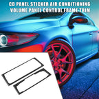 Set of 2 CD Panel Stickers for Audi A4 B8 A5 S5