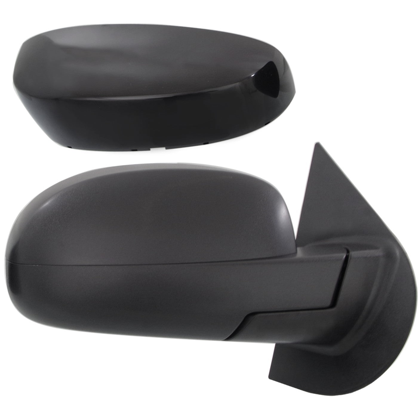 Textured Black Power Heated Side Mirror for Chevy Pickup (Right)