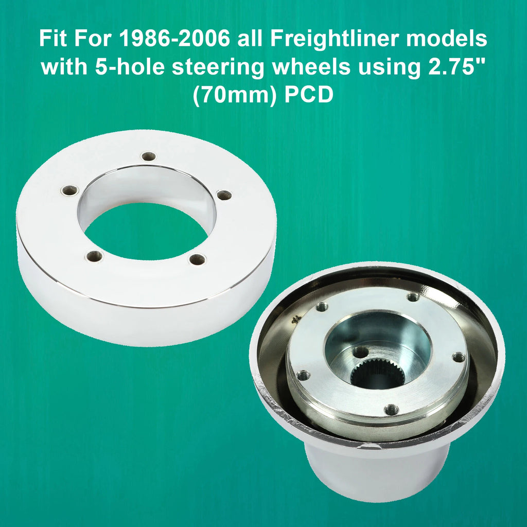 5-Hole Steering Wheel Hub Adapter for Freightliner (1986–2006)