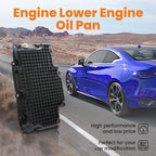 Engine Oil Pan Lower for Infiniti Q50 Q60 (2017–2022) 3.0L V6 RWD