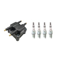 Set of 4 Hitachi Ignition Coils & NGK Iridium Spark Plugs for Neon Stratus (1995–2005)