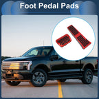 2X Automatic Foot Accelerator Pedal Covers for Ford Explorer (2020–2023) Red