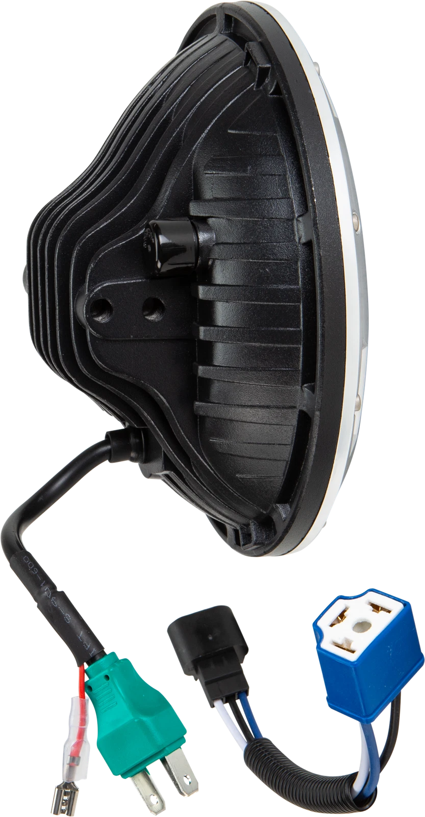 7-inch LED Headlight 90W Chrome for V-Twin Motorcycles (3500/2400)