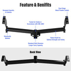 Towing Hitch Receiver Class 3 for Kia Sedona Hyundai Entourage (2006–2014)