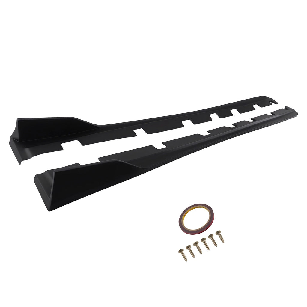 ABS Side Skirt Extension Kit for Lexus IS Series (2014–2020) Matte Black