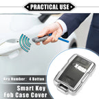 Remote Keyless Key Fob Cover for Chevy Suburban (2015–2020) - Clear, 4 Buttons