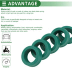 Set of 5 Oil Seal Rotary Shaft Seal 20x30x10mm High Pressure Green
