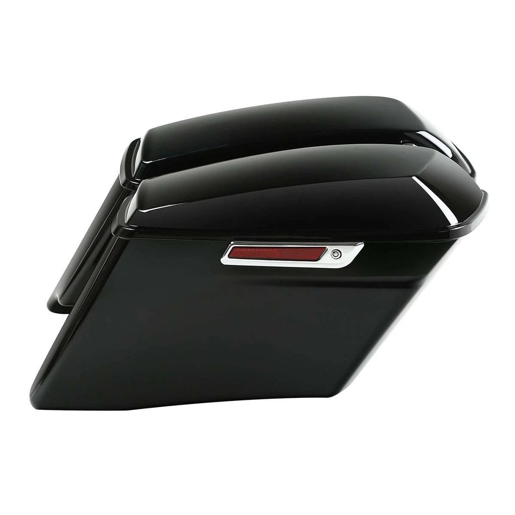 4" Stretched Hard Saddlebags for Harley Touring CVO Street Glide (2014–2024)
