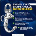 5" Swivel Eye Snap Shackle for Sailing Boat (Universal)