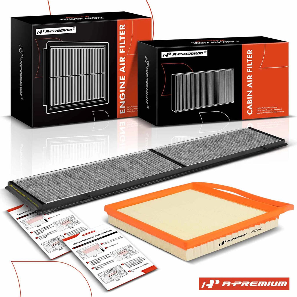 Engine & Activated Carbon Cabin Air Filter for BMW 335i (2007–2011)