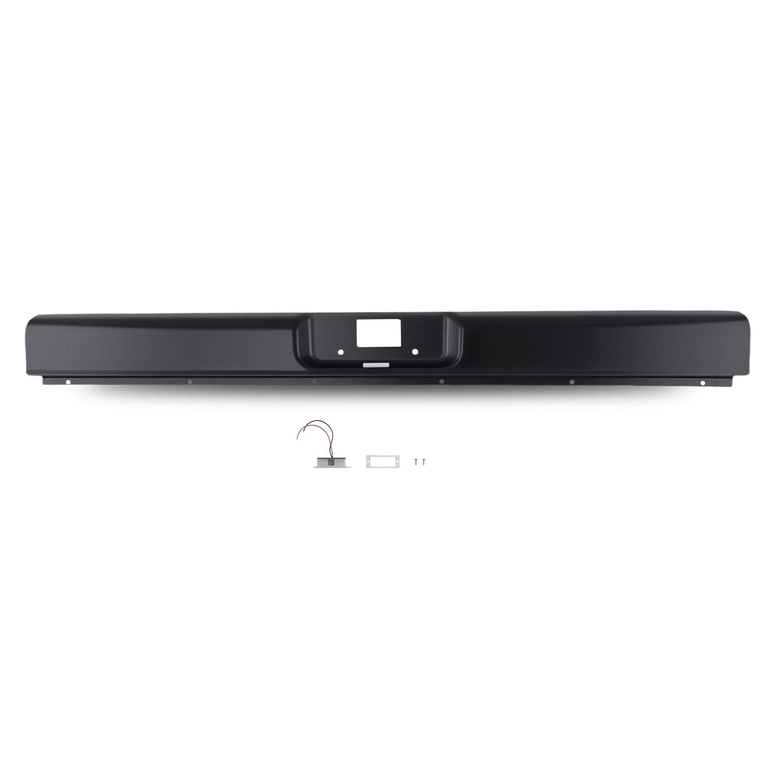 Black Steel Roll Pan for Chevy C10 C20 Pickup (1973–1987)