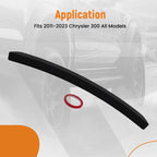Custom Deck Spoiler for Chrysler 300 (2011–2023) Black ABS Painted Wing