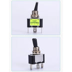 Turn Switch for Car (12V 30A ASW07D2, SPST, LED Indicator)