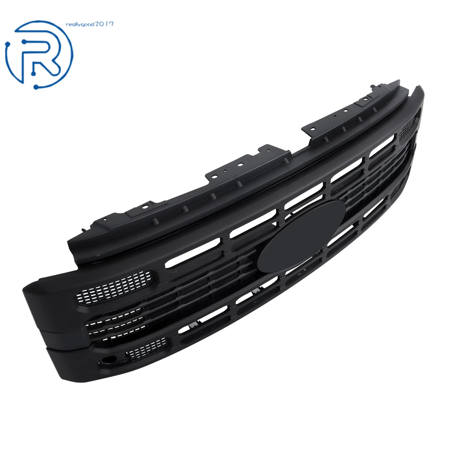 Textured Plastic Front Center Grille for Ford F250 XL/XLT (2023–2024)