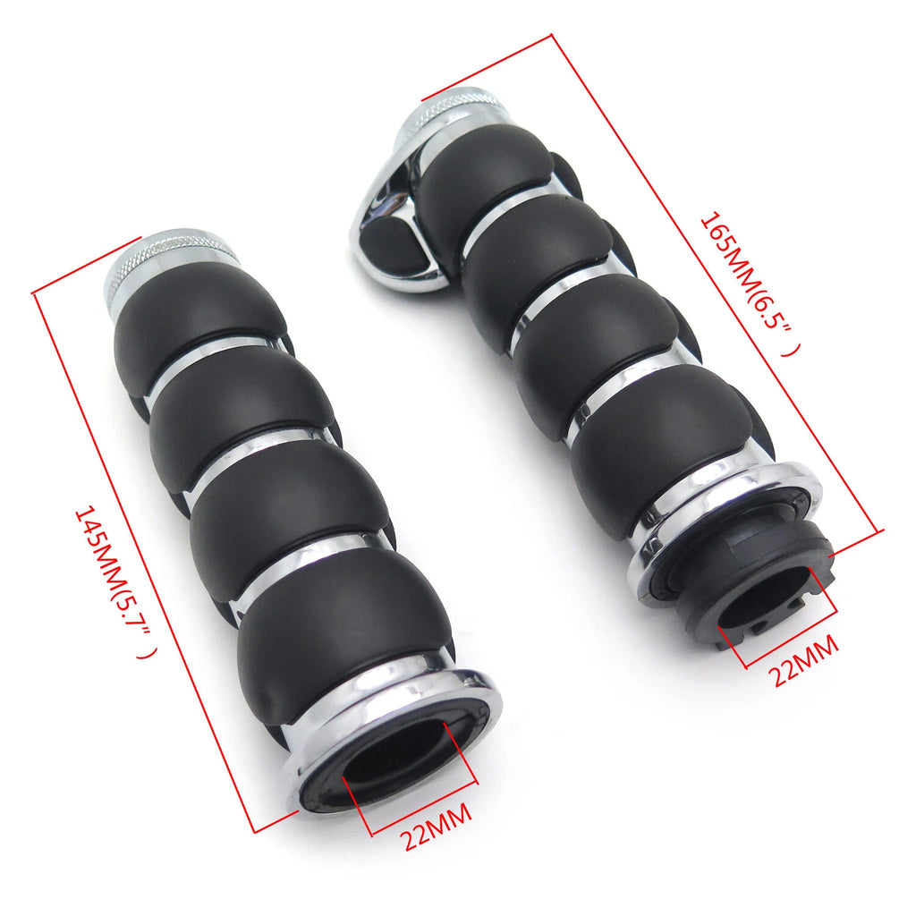 Hand Grips 7/8" for Honda CBR 600 900 1000 RR/Yamaha FZR YZF 600 R1 R6 (1990–2023)