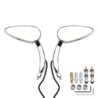 Chrome LED Turn Signal Mirrors for Harley Sportster XL 1200 883 (1990–Up)