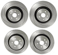 Brembo 2X Front & Rear Coated Slotted Brake Disc Rotors Kit for Lexus GS F RC F (2016–2021)