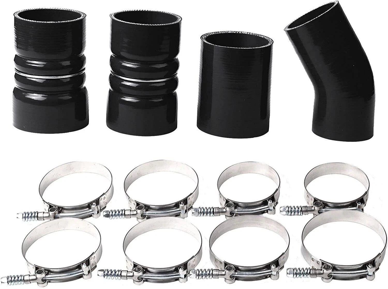 Turbo Intercooler Boots Clamps Kit for Ford F250 F350 (2003–2007)