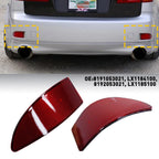 Pair Red Lens Rear Reflectors for Lexus IS IS250 IS350 (2006–2013)