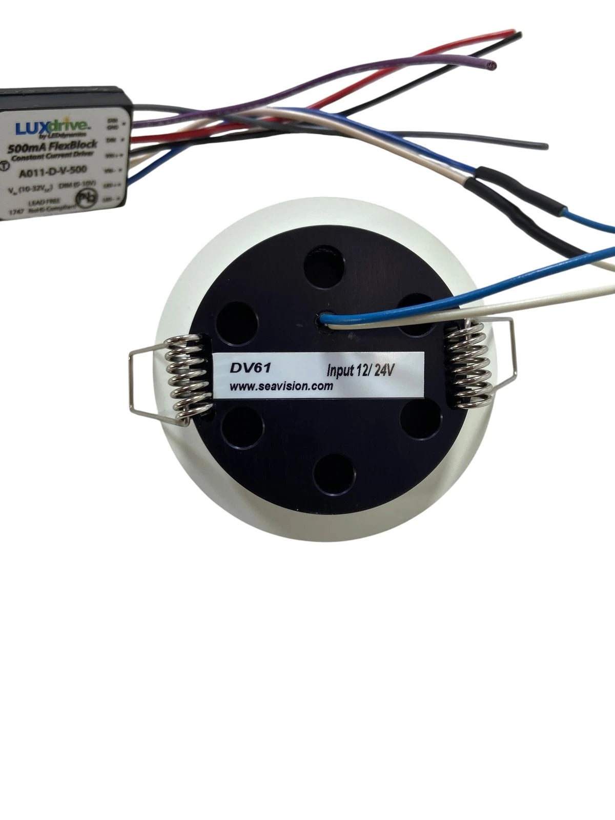 Vision DV61 Overhead Light for (12/24V) w/ FlexBlock DC LED Driver