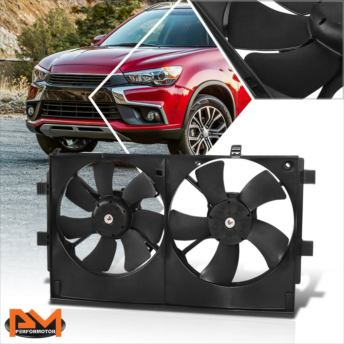 Electric Radiator Cooling Fan Assembly for Outlander Sport (2011–2013, 2015–2018)