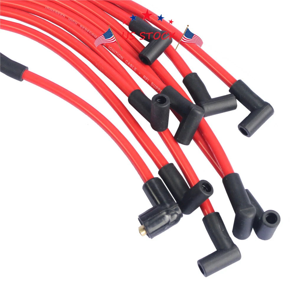 Set of 8 Racing Spark Plug Wires for Ford Mercury Lincoln (1980–1995)
