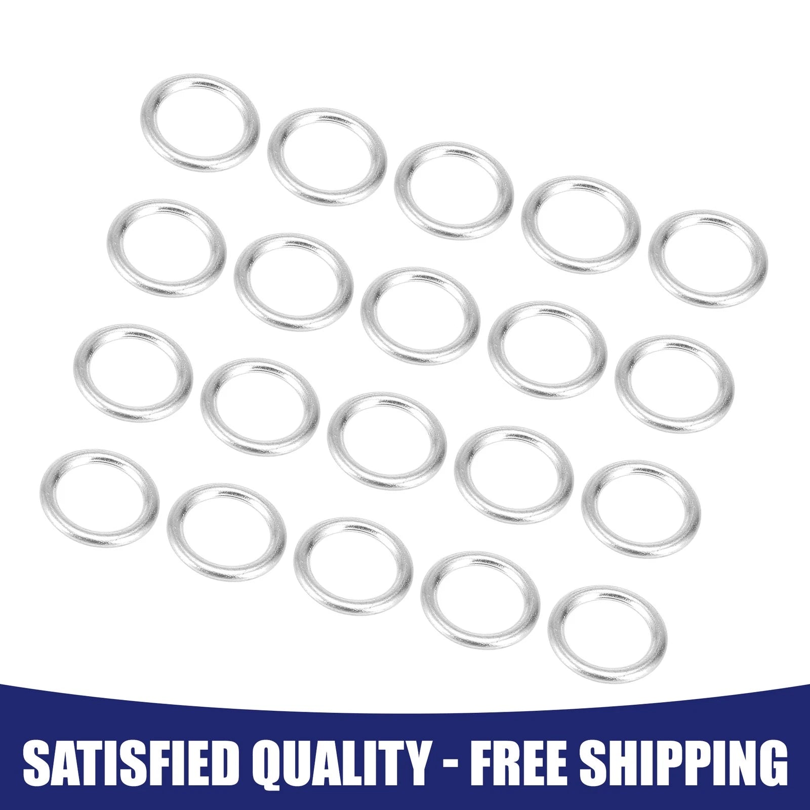 Set of 50 M14 Oil Drain Plug Gaskets for Volkswagen Audi N0138157