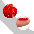 Soft Red Worm Bait Fishing Lure 3 cm 0.2 g with Fork-Tail Movement
