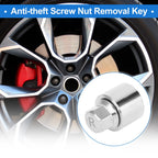 Type R Wheel Lock Lugnut Antitheft Screw Nut Removal Key Socket for Skoda VW 
