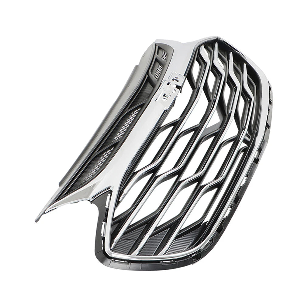 Front Bumper Upper Grille for Chevrolet Cruze (2019) Black/Chrome Trim