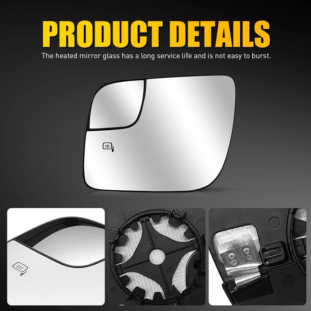 Heated Side Wing Mirror Glass for Ford Explorer (2011–2019)